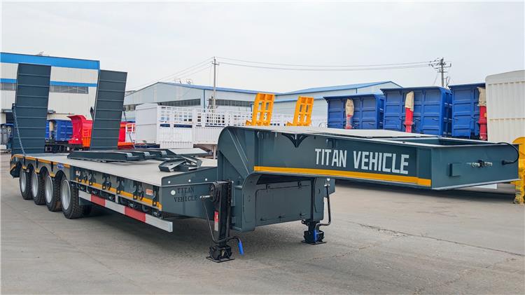 100 Ton 4 Axle Low Loader Trailer for Sale In Guyana