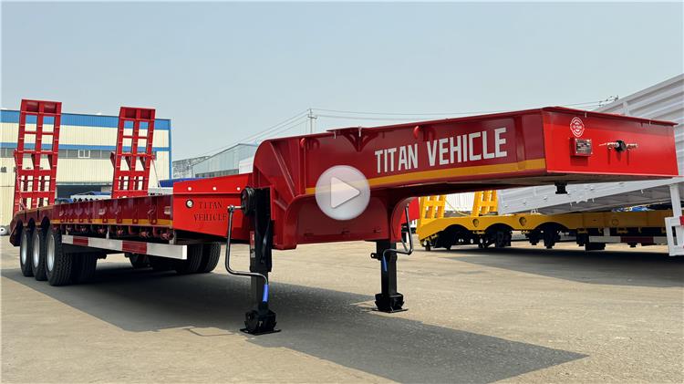 3 Axle 40 Feet Low Bed Trailer Price for Sale In Angola