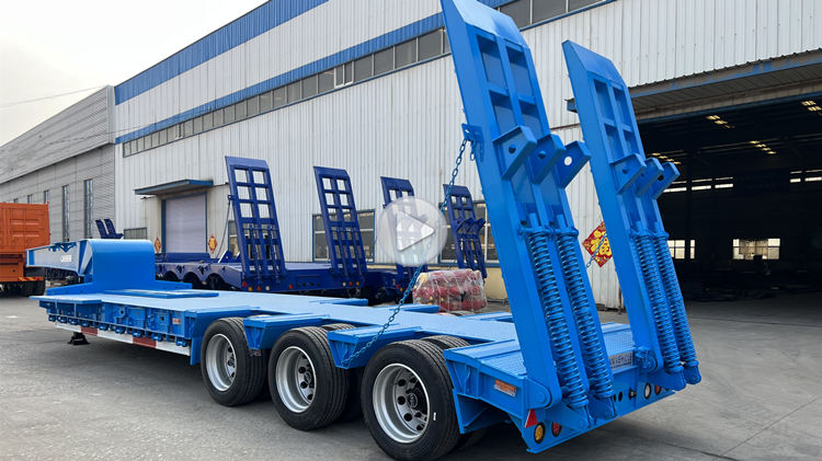80 Ton Lowbed Semi Trailer for Sale In Congo