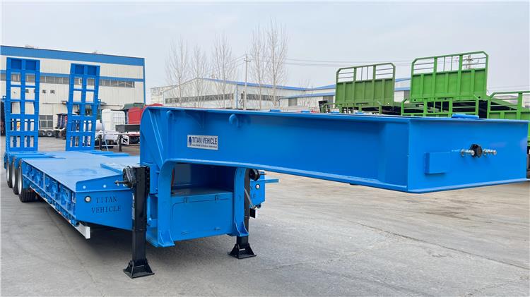 80 Ton Lowbed Semi Trailer for Sale In Congo