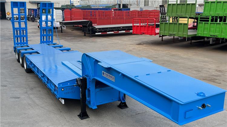 80 Ton Lowbed Semi Trailer for Sale In Congo