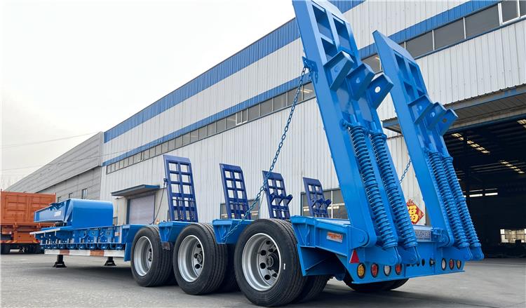 80 Ton Lowbed Semi Trailer for Sale In Congo