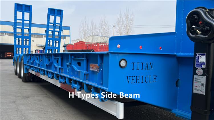80 Ton Lowbed Semi Trailer for Sale In Congo