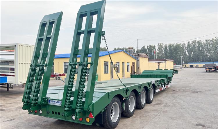 4 Axle 100 Ton Low Loader Trailer for Sale In Dominican