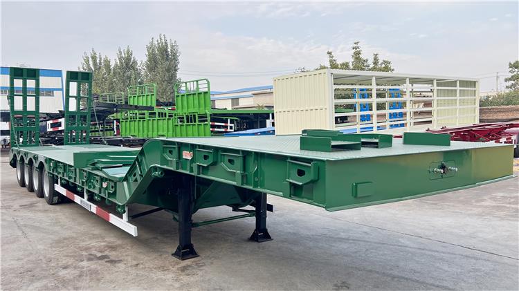 4 Axle 100 Ton Low Loader Trailer for Sale In Dominican