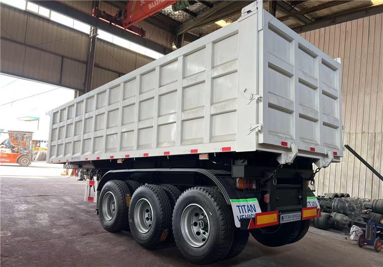 3 Axle Tractor Tipper Trailer for Sale Manufacturer In Tanzania