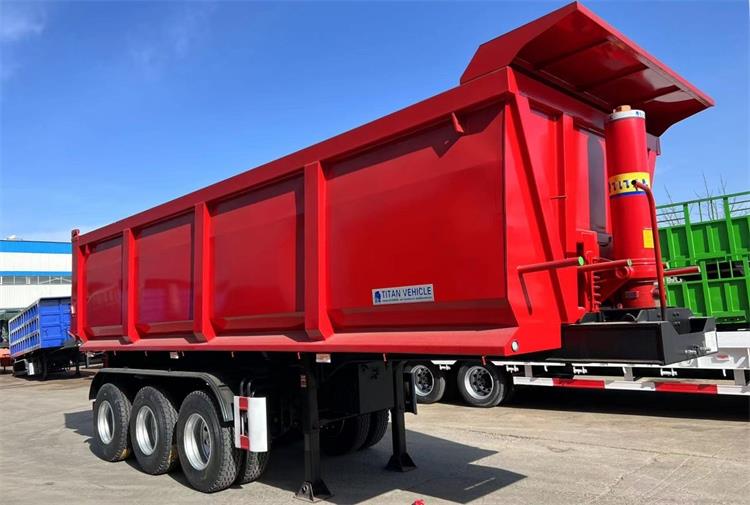 30CBM Rear Dump Semi Trailer for Sale Near Me In Dominican