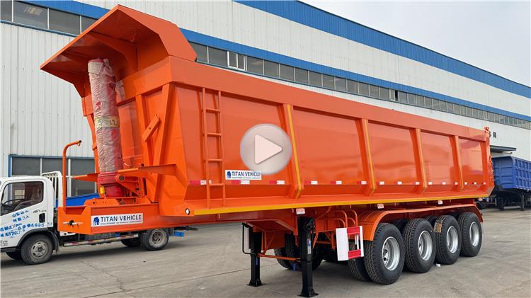 4 Axle Hydraulic Semi Dump Trailer Prices for Sale In Santo Domingo Dominican