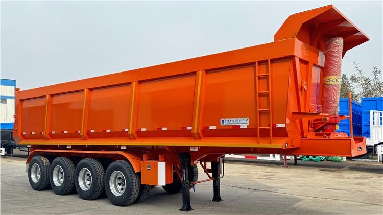 4 Axle Hydraulic Semi Dump Trailer Prices for Sale In Santo Domingo Dominican