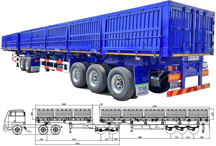 Superlink Side Dump Trailer for Sale In Congo