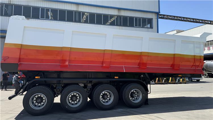 4 Axle New Hydraulic Tipper Semi Trailer for Sale In Trinidad