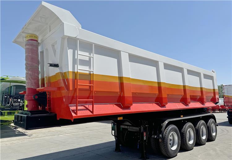 4 Axle New Hydraulic Tipper Semi Trailer for Sale In Trinidad