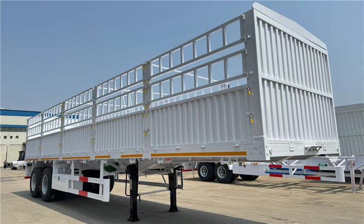2 Axle Fence Semi Trailer with Bogie Suspension for Sale in Tanzania