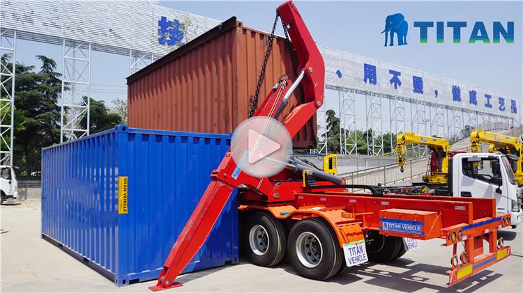 37 Ton Container Side Lifter Trailer for Sale in Tanzania