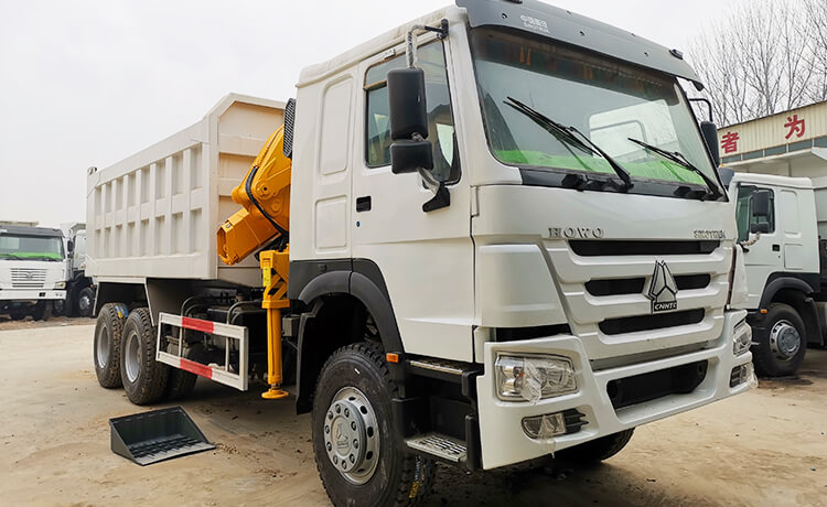Dump Truck with Crane for Sale | Second Hand Tipper Trucks for Sale