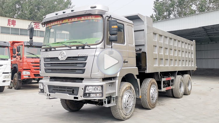LHD Used Shacman Dump Truck 8x4 for Sale in Nigeria