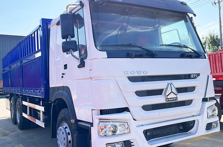 Used Howo Fence Cargo Truck for Sale in China