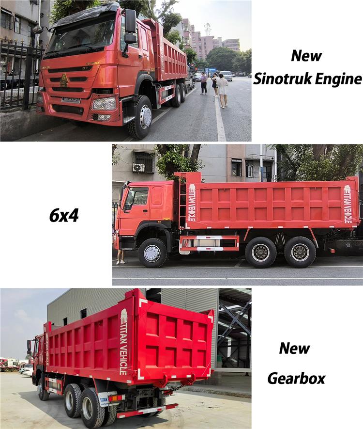 6x4 Used Howo 371 Dump Truck 20CBM for Sale In Tanzania