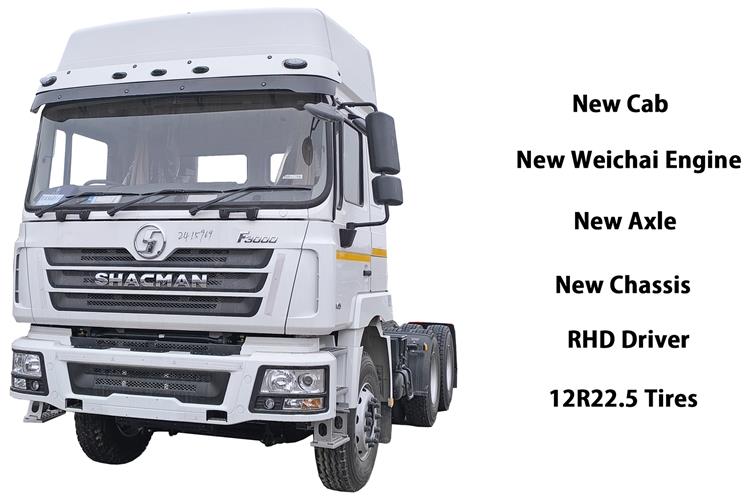 RHD Used Shacman F3000 Tractor Truck for Sale In Zimabawe