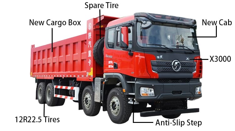 SX33195D506 Shacman Truck Used X3000 Dump Truck for Sale in Nigeria