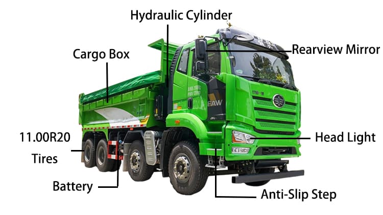 Faw J6L Dump Truck Faw 280 for Sale in Guyana