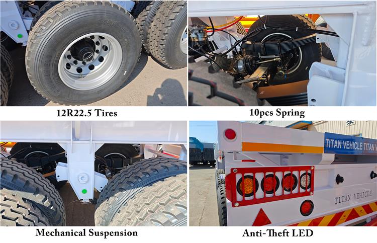 Triple Axle Shipping Flatbed Container Trailer for Sale In Saudi Arabia