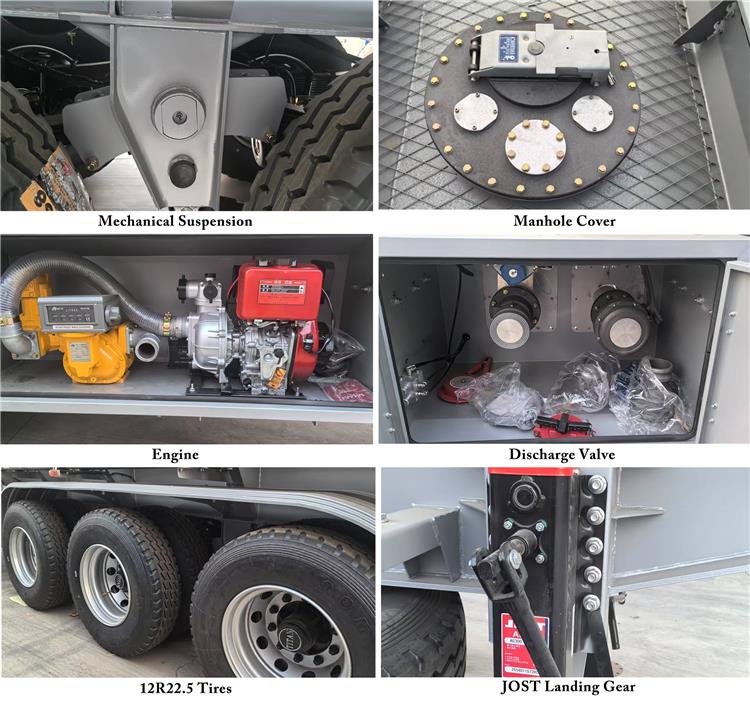 42000 Liters Fuel Tanker Trailer for Sale In Mali