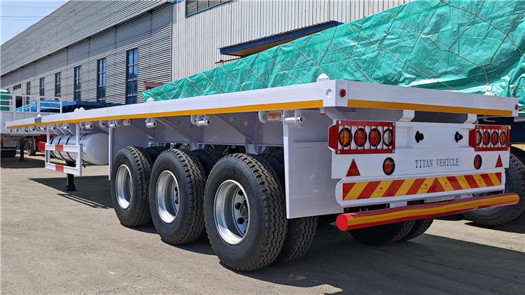 40ft Shipping Flatbed Container Trailer for Sale In Saudi Arabia