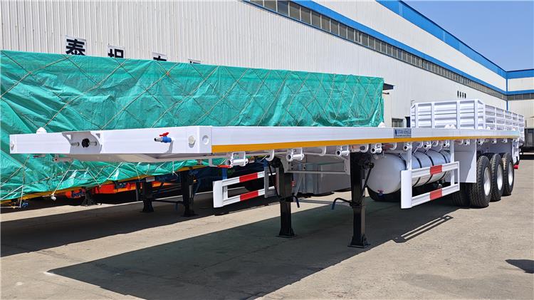 40ft Shipping Flatbed Container Trailer for Sale In Saudi Arabia