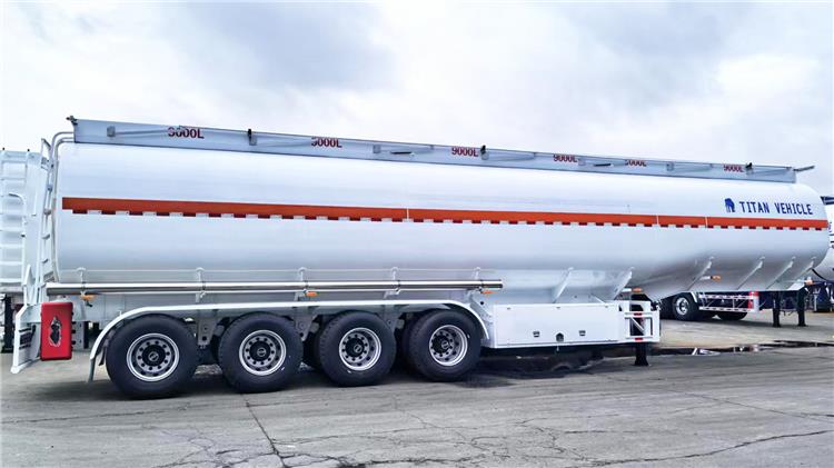 6 Axle 54000 Liters Oil Tanker Semi Trailer for Sale In Sierra Leone
