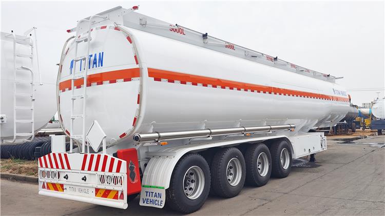 6 Axle 54000 Liters Oil Tanker Semi Trailer for Sale In Sierra Leone