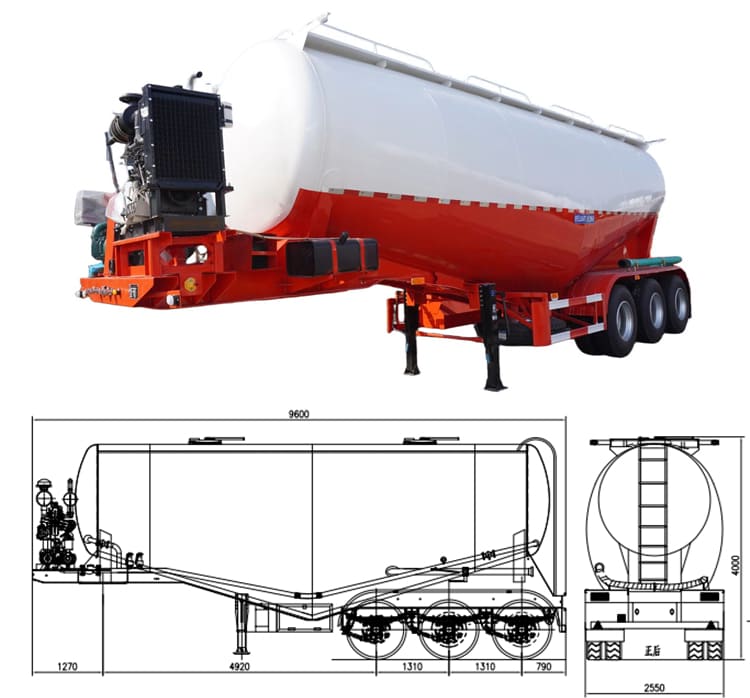 Bulk Cement Tanker Manufacturers for Sale in Tanzania 