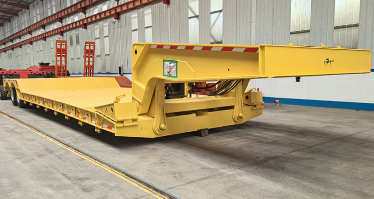 Detachable Gooseneck Lowboy Trailer for Sale in Tanzania
