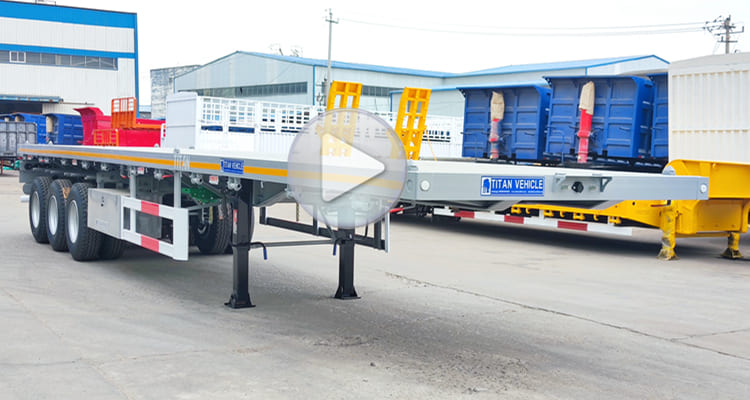 40 FT Flatbed Semi Trailer for Sale in Kenya