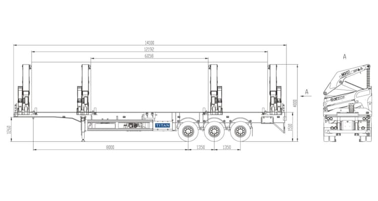 Side Loader Trailer for Sale in Angola
