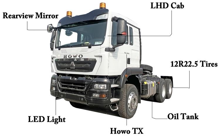 Howo TX 430 Truck Head Price for Sale In Congo