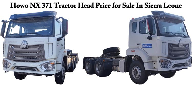 Sinotruk Howo 371 Tractor Head Price for Sale In Sierra Leone