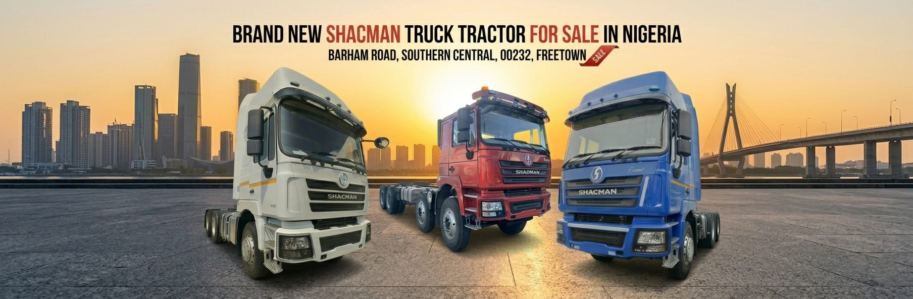 Shacman F3000 6x4 Truck Tractor for Sale In Nigeria