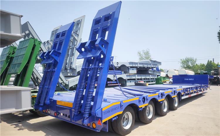 4 Axle Equal Width Low Loader Trailer for Sale In Tanzania