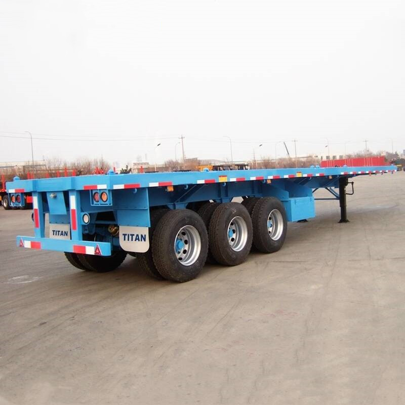 Tri Axle 40 Foot Flatbed Trailer