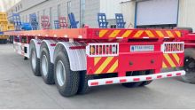 2023 New Tri Axle Flatbed Trailer